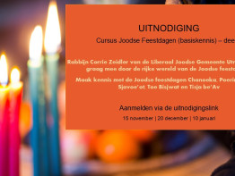 basiscursus Joodse feestdagen