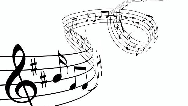 Render of music notes dancing upwards.  You may also like: