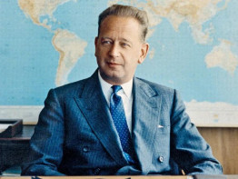 Nobel peace prize Dag Hammarskjold 1961 Secretary-General of the United Nations UN Photo-JO