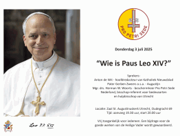 Lezing Wie is Paus Leo XIV PPS afbeelding