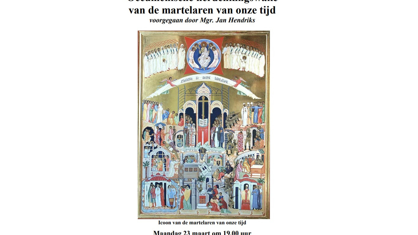 herdenking martelaren 2026