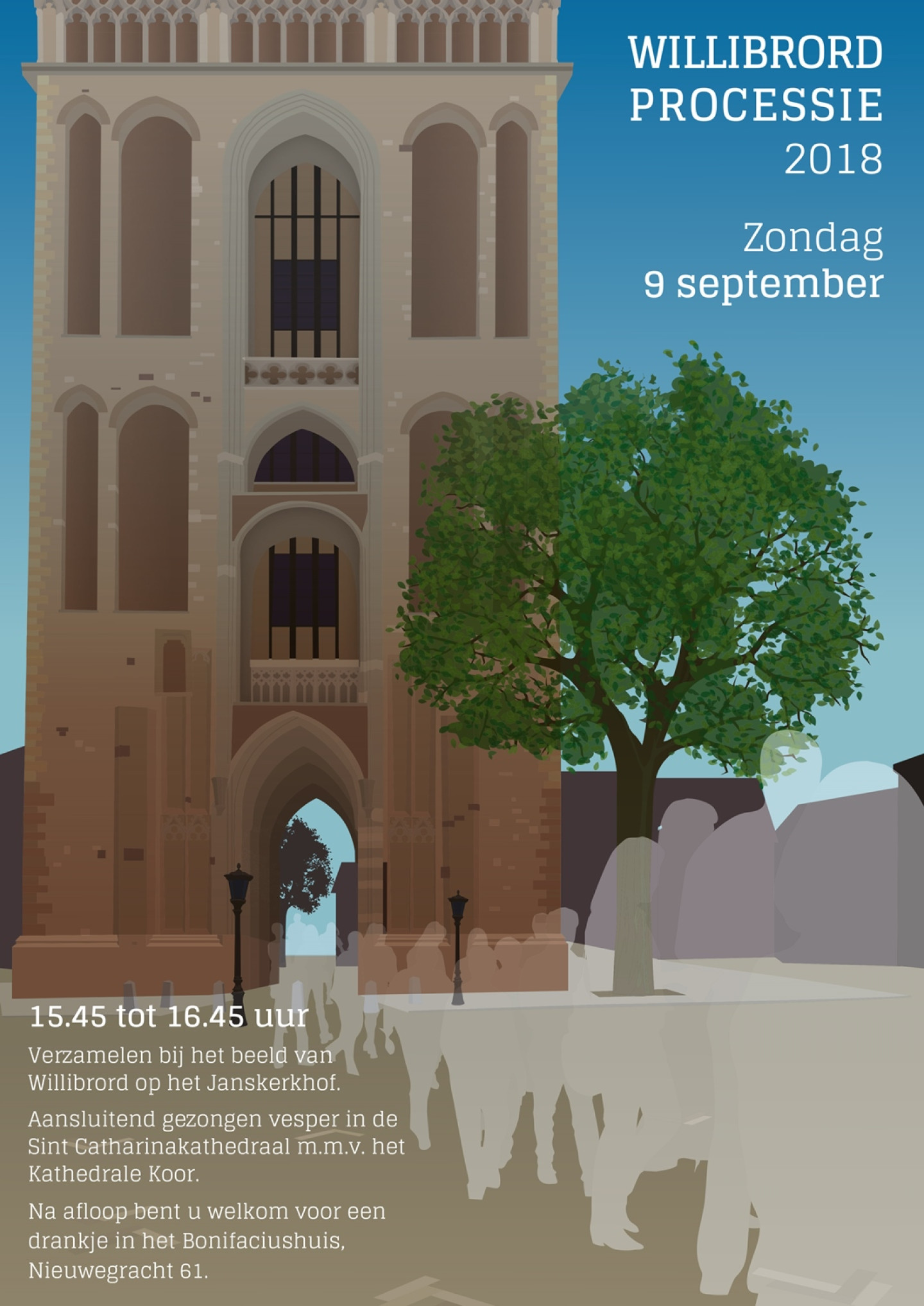 poster willibrord processie 2018