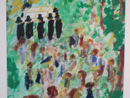 VaarWel uitvaart schilderij van Ine Pont