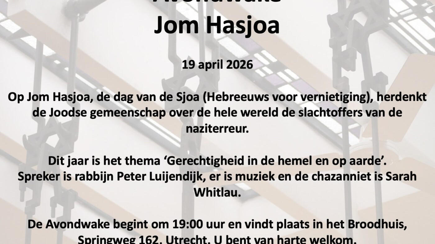 Avondwake Jom Hasjoa 2026