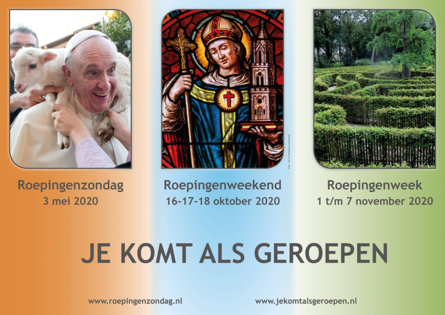 Poster Roepingenzondag 2020 PBS