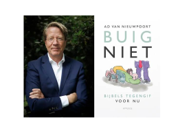 Ad van Nieuwpoort en boek Buig Niet