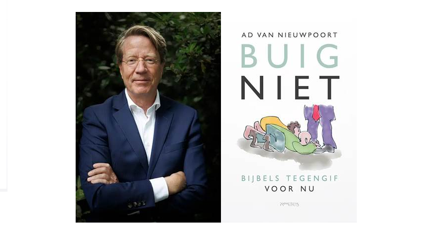 Ad van Nieuwpoort en boek Buig Niet