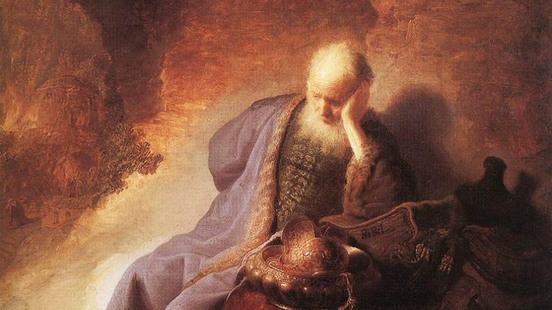 Jeremiah lamenting