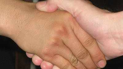 handenschudden