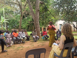 Mariska at regional meeting